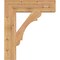 Ekena Millwork Olympic Block Smooth Bracket, Western Red Cedar, 5 1/2"W x 24"D x 28"H BKT06X24X28OLY05SWR - alternate 4